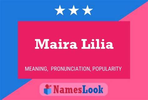 scottish lilias pronunciation.